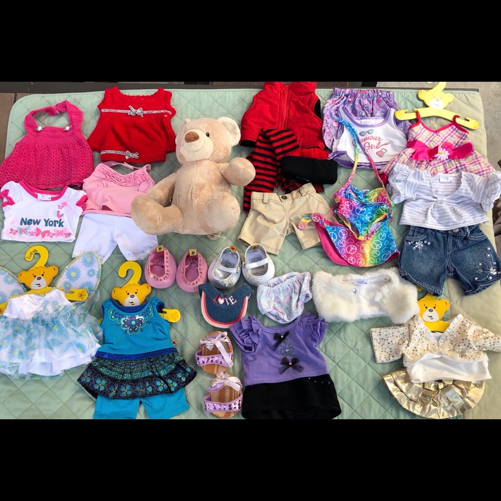 Build a Bear with pieces of clothing